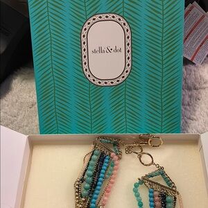 Stella & Dot Multicolor Beaded Necklace